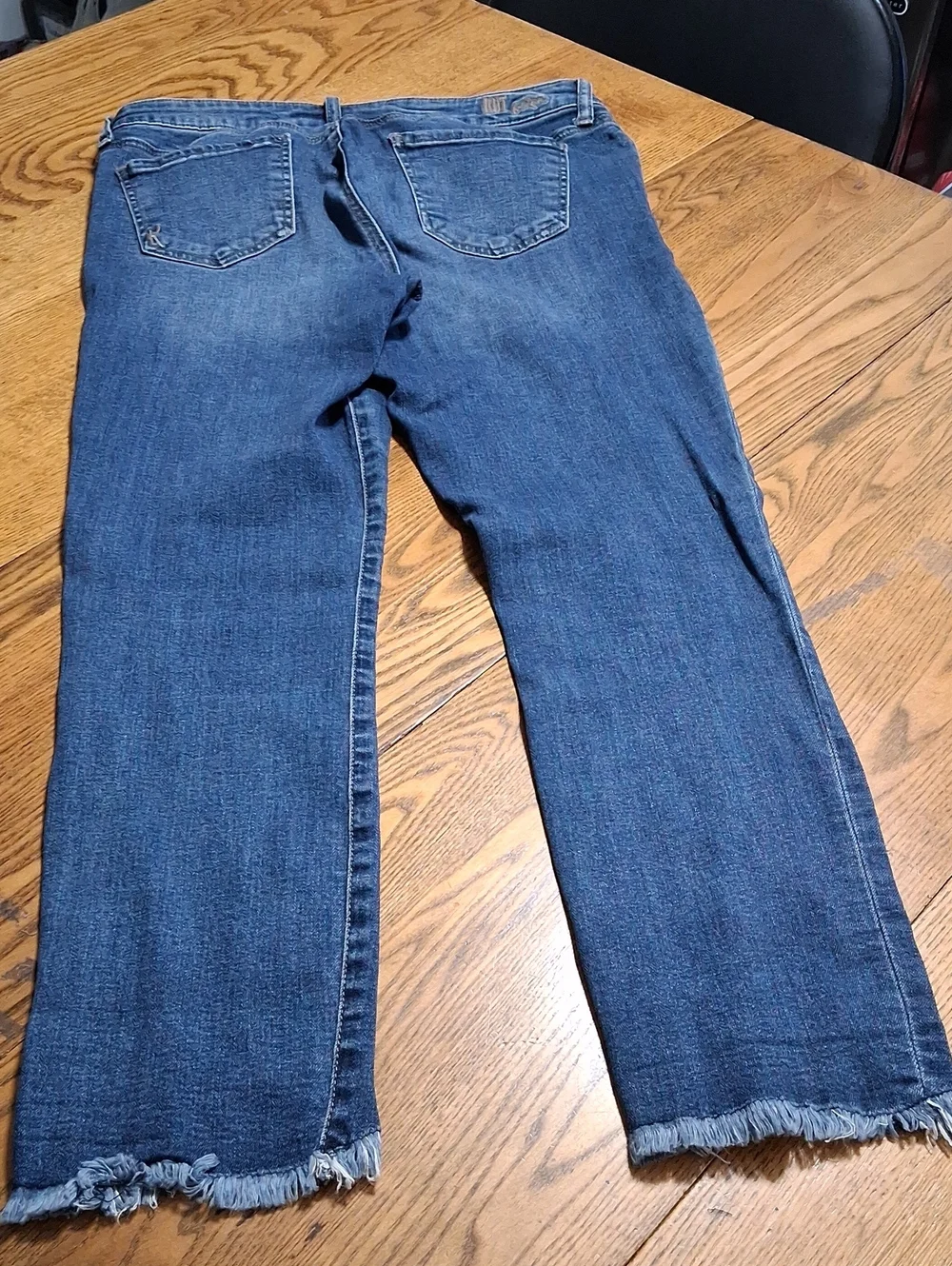 KUT FROM THE KLOTH Jeans Womens 10 BLUE CARLO ANKLE SKINNY DENIM Preowned